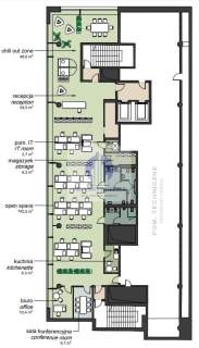 Mokotów lokal biurowy 330m2 do wynajęcia