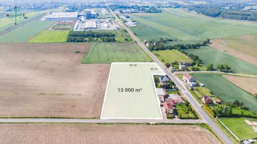 Teren Inwestycyjny 1,5 ha PUM 3 400m2 k.Gliwic