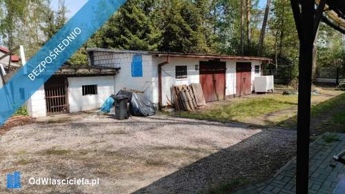 Budynek użytkowo-mieszkalny, garaże, blisko PKP