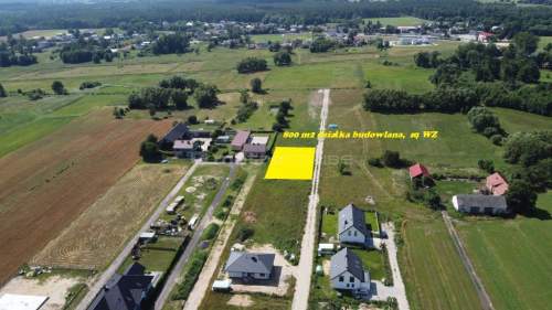 Działka 800m2 z WZ w Klembowie, okazja