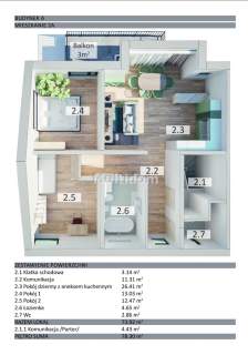 Mieszkanie na sprzedaż, 74 m2, Skawina