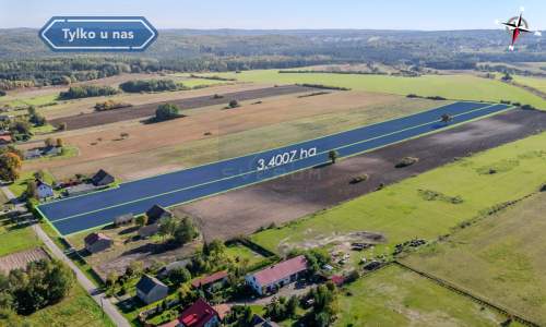 Duża działka budowlana Pabianice gm. Janów