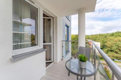 Apartament 1 pokojowy z balkonem na 4 piętrze w Hotelu DIVA SPA