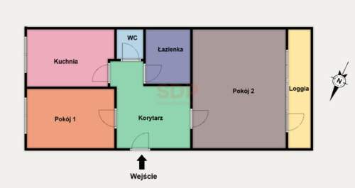 2 pokoje przy Ogrodzie Botanicznym Retkinia Gotowe do zamieszkania