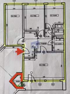 3 pokoje, duża loggia i 2 komórki Kozanów