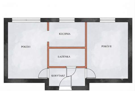 Do ZAMIESZKANIA I 2 widne pokoje I ZADBANE