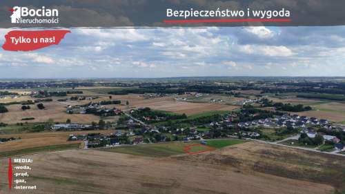 Płaska, słoneczna działka z dobrym dojazdem-Glincz
