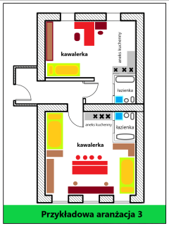 Apartament 5 pokoi 68m2 - mnogość opcji aranżacji - Ogrody