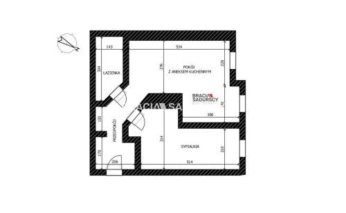 Nieruchomość komercyjna na sprzedaż, 45 m2, Kraków