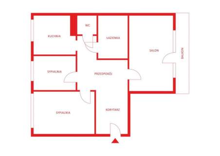 3 pokoje po remoncie 56m2, loggia pralnia