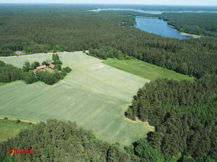 Działka 1725m2 Mierki, Olsztynek, Blisko puszczy 600m od 