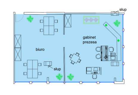 Biuro 59,16 m TEOPARK OFFICE 8. piętro