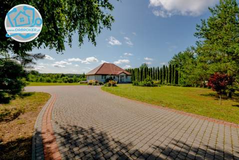 Dom 163 m , działka 0,5 ha, garaż 70 m - Podleńce