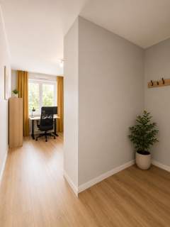 Umeblowane 3 pokoje w kameralnej okolicy.