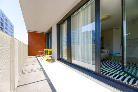 Apartament premium przy Westfield Mokotów. Taras