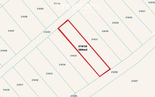Nowotna Gmina Stegna działka o pow. 589m2
