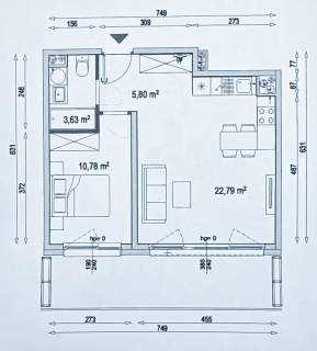 Apartament premium przy Westfield Mokotów. Taras