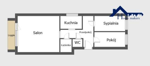 Trójstronne Loggia Kolej Wysoki Parter Rozkładowe 