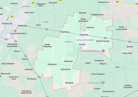 Teresin, MPZP P/U, od 2 do 35 ha