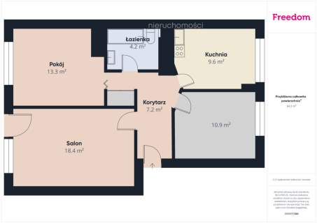 Mieszkanie 3 pok balkon piwnica garaż