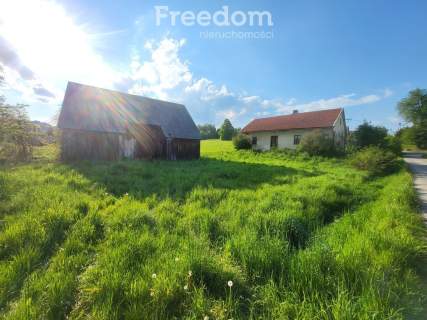 Duża działka ze starym domem i stodołą