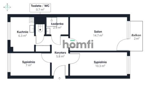 3-pokojowe mieszkanie z balkonem ul. Kleniewskich