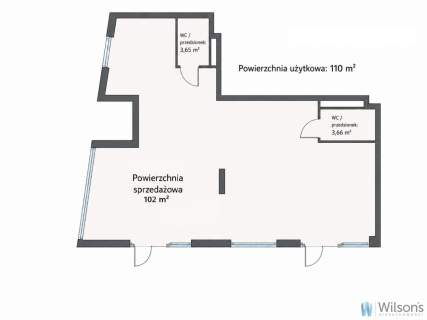 Wilanów / Lokal z dużymi witrynami / 111m2 -gastro