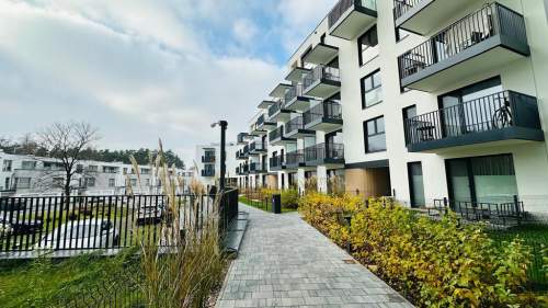 Apartament 56m, ogródek 80m, garaż na 2 auta