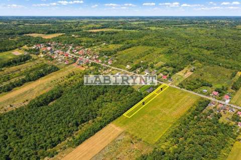Prusicko 1065m2, budowlana, 21x50, przyłącze wody