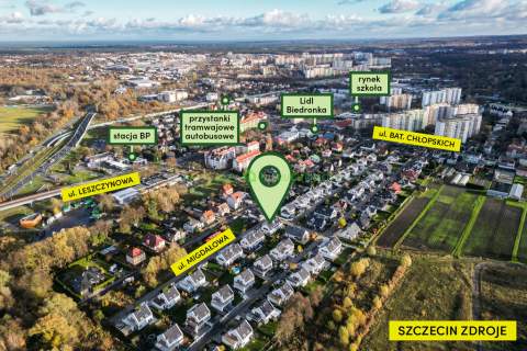 Bliźniak 156 m2 5 pokoi z garażem ZDROJE