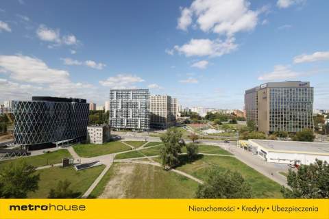 Apartament przy Metro Wilanowska panorama miasta