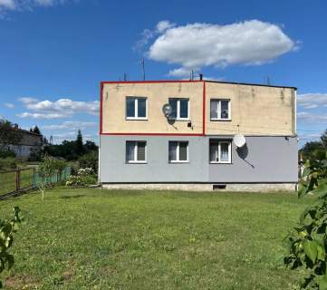 Mieszkanie na sprzedaż - 2 pokoje, ogródek, piwnica - Płotno