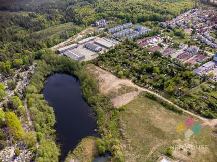 Olsztyn, działka budowlana z linią brzegową