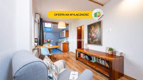 27m2 z piwnicą, klimatyzacją i widokiem na Kopiec