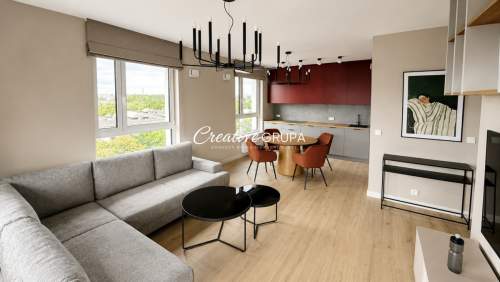 Nowy apartament z dużym balkonem Pierwszy najem