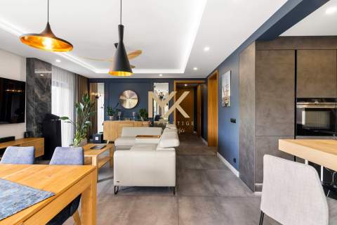 Apartament premium Olimpia Port widok na Odrę