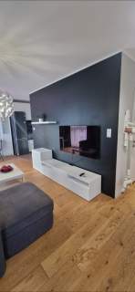 Słoneczny apartament Gdańsk klima deski dębowe