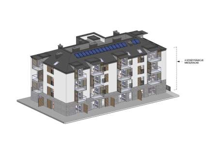 Nowe mieszkanie 56m2 F3 Zielone Osiedle Koszęcinie