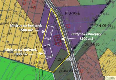 Sprzedam budynek o pow. użyt. 1200m2 na działce ok.2,5 Ha pod...