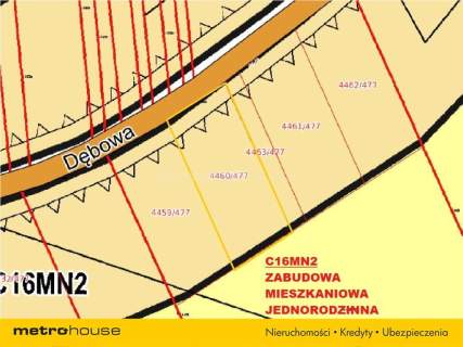 Działka budowlana 913 m z pięknym widokiem