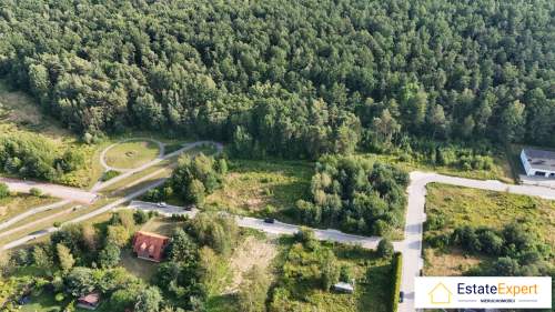 Działka budowlana przy ścianie lasu 962 m2 w Bilczy, gm. Morawica