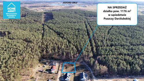 Ładna działka pod dom blisko Wejherowa media