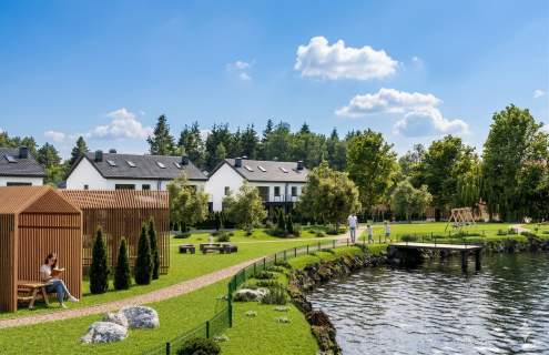 WIDOK NA ZIELEŃ 57,84M2, OGRÓD 140M2 - 20 MIN DO WARSZAWY S7