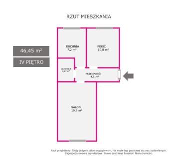 2-3 pokoje Sosnowiec Małachowskiego 46,5m, sprawdź