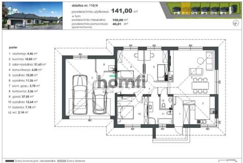DOM 140m2 z kominkiem 4 pok. garaż 2 mp. ogród 650