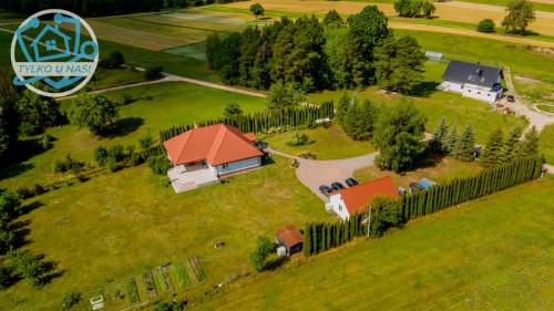 Dom 163 m , działka 0,5 ha, garaż 70 m - Podleńce