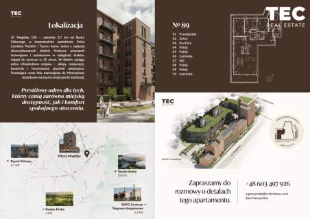 NOHO Młyny Mogilska 12.p 124 m Panorama