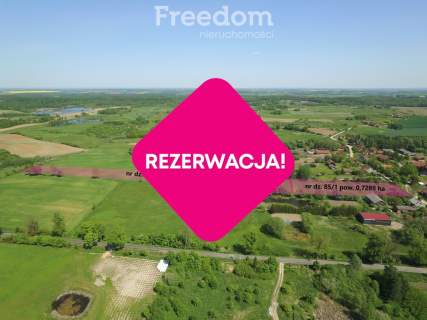 Rezerwacja Duża działka z możliwością zabudowy