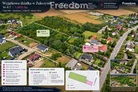 Wyjątkowa działka 1,1055 ha z częścią pod zabudowę