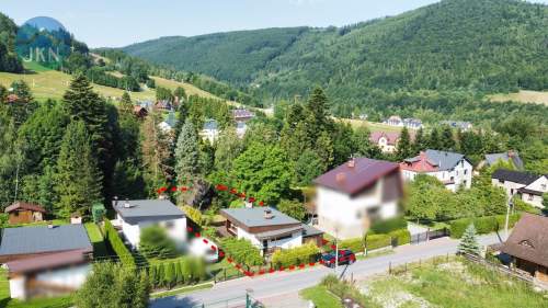 Dwa domy w Szczyrku widok na Skrzyczne